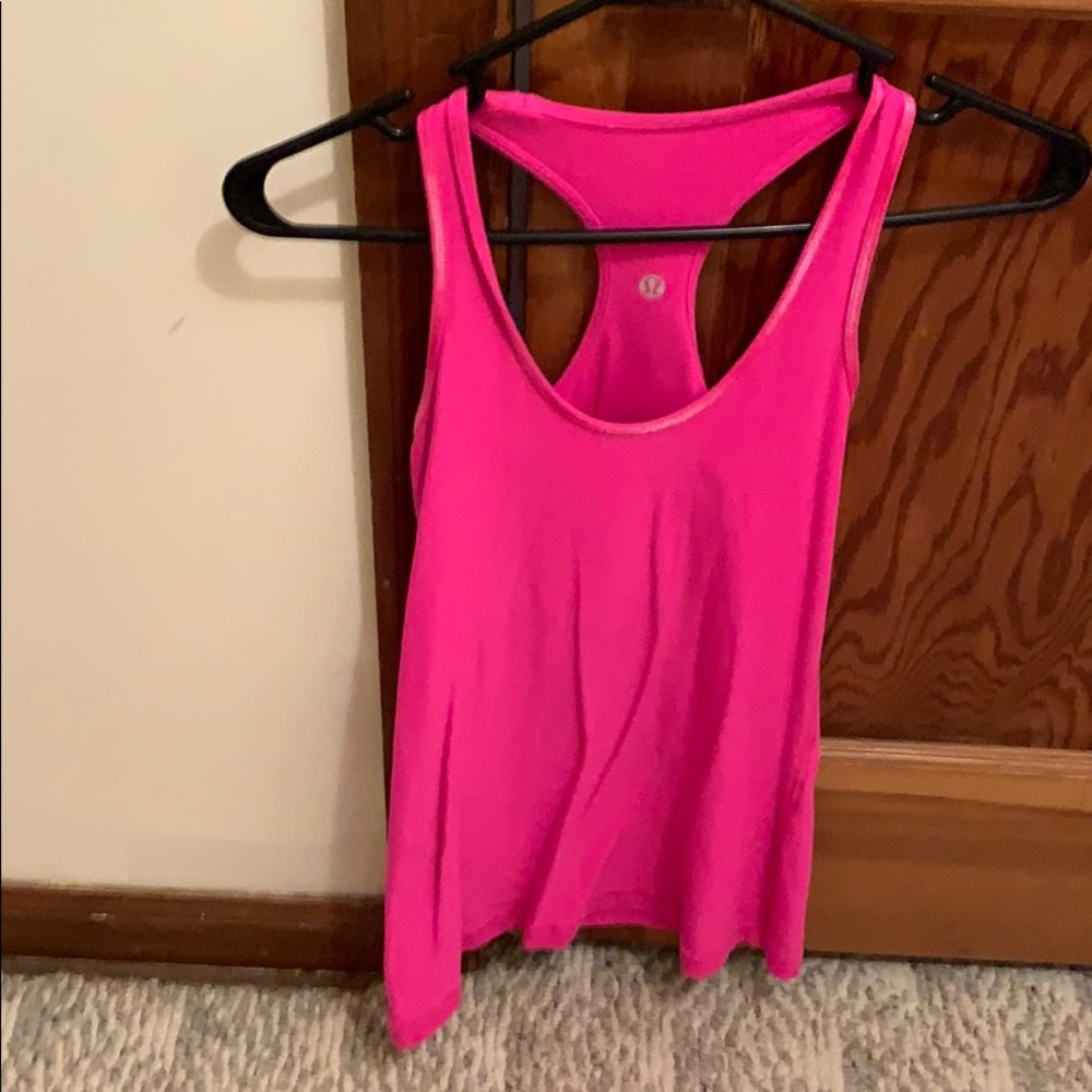 Vibrant Pink lulu tank loved